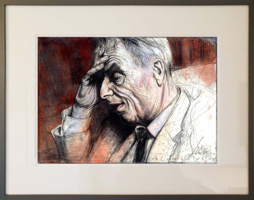 Aldous Huxley di Andreas Noßmann, Disegno in vendita su Singulart