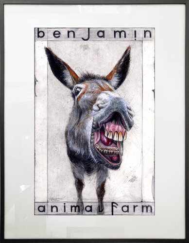 Benjamin - Animal Farm di Andreas Noßmann, Disegno in vendita su Singulart