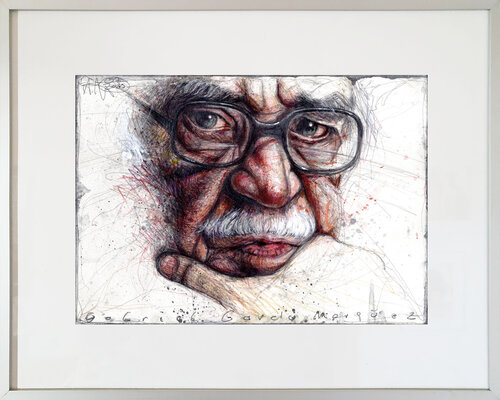Gabriel García Márquez von Andreas Noßmann, Zeichnungen kaufen auf Singulart