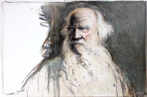 Leo Tolstoi di Andreas Noßmann, Pittura in vendita su Singulart
