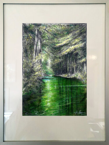 Green River de Andreas Noßmann, Dibujo a la venta en Singulart