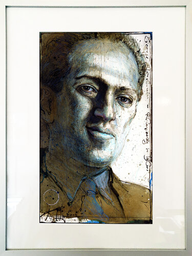 George Gershwin - Rhapsody in blue by Andreas Noßmann, Drawing for Sale on Singulart