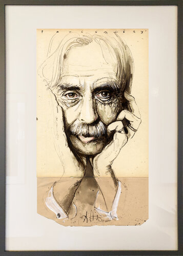 Paul Valéry by Andreas Noßmann, Drawing for Sale on Singulart