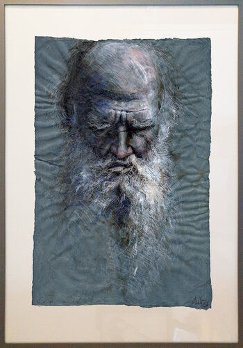 Leo Tolstoi par Andreas Noßmann, Dessin en vente sur Singulart