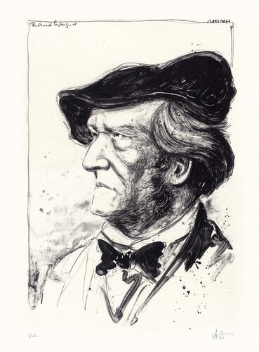 Richard Wagner van Andreas Noßmann, Afdruk te koop op Singulart