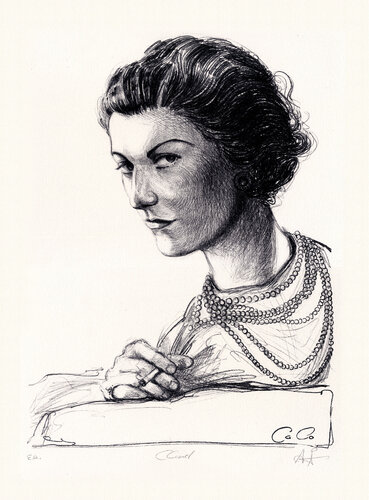 Coco Chanel van Andreas Noßmann, Afdruk te koop op Singulart