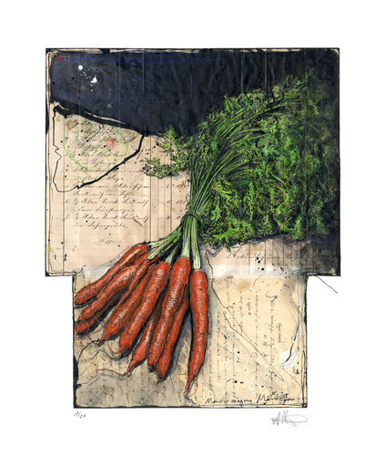 Manche mögen´s Möhrchen (Some people like carrots) von Andreas Noßmann, Druck kaufen auf Singulart