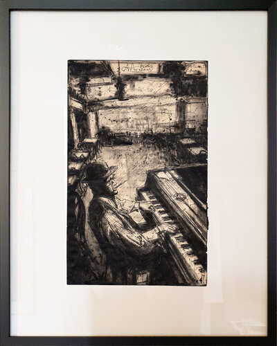Piano Man de Andreas Noßmann, Dibujo a la venta en Singulart