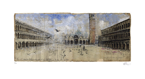 Venedig - Markusplatz by Andreas Noßmann, 인쇄 for Sale on Singulart