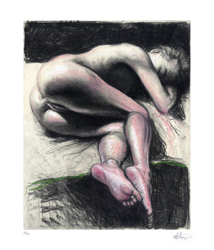 Schlafender Akt (Sleeping Act) von Andreas Noßmann, Druck kaufen auf Singulart
