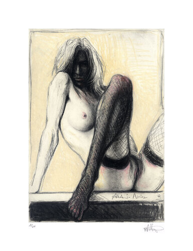 Akt im Netz (Act in net) von Andreas Noßmann, Druck kaufen auf Singulart