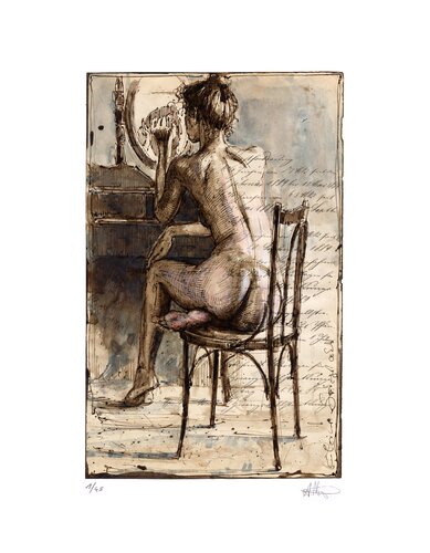 Kleiner Spiegelakt by Andreas Noßmann, Print for Sale on Singulart