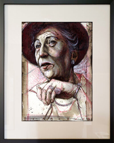Pearl S. Buck van Andreas Noßmann, Tekening te koop op Singulart