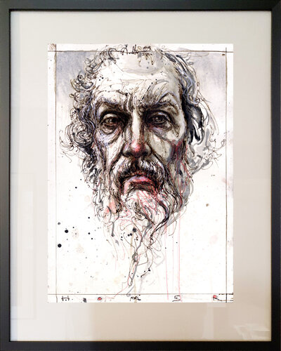 Homer by Andreas Noßmann, 소묘 for Sale on Singulart