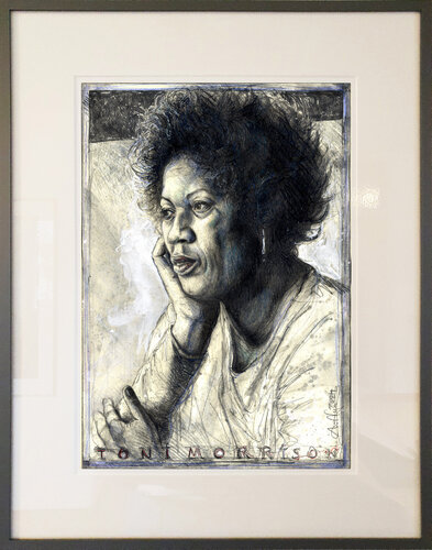 Toni Morrison by Andreas Noßmann, Drawing for Sale on Singulart