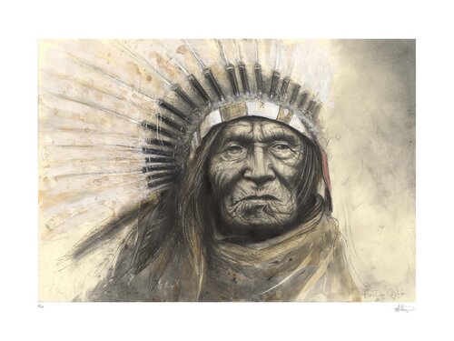 He Dog Oglala van Andreas Noßmann, Afdruk te koop op Singulart