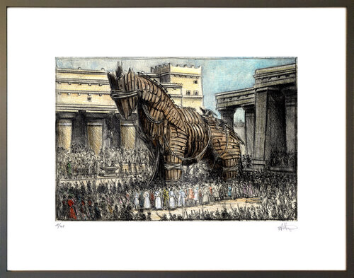 Das trojanische Pferd von Andreas Noßmann, Druck kaufen auf Singulart