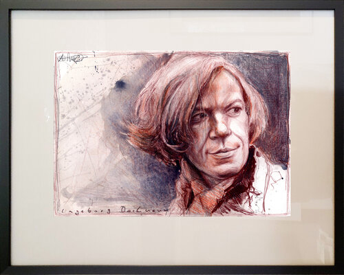 Ingeborg Bachmann by Andreas Noßmann, Drawing for Sale on Singulart