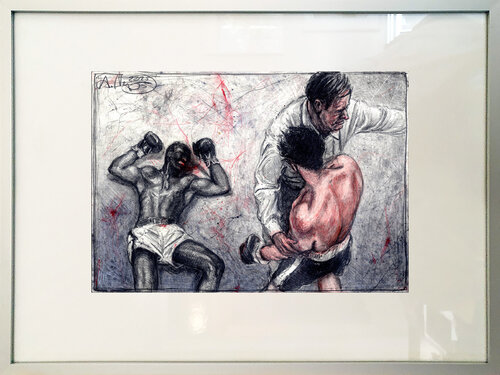 Knock Out di Andreas Noßmann, Disegno in vendita su Singulart