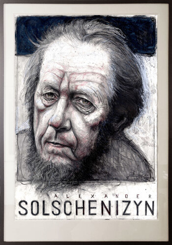 Alexander Solschenizyn by Andreas Noßmann, Drawing for Sale on Singulart