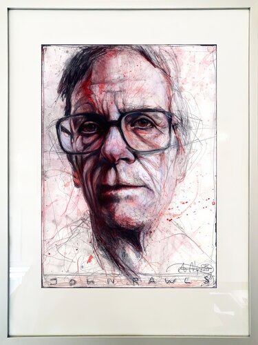 John Rawls van Andreas Noßmann, Tekening te koop op Singulart