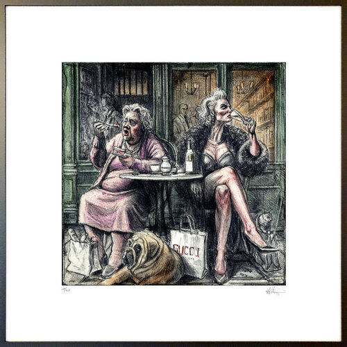 Le Café by Andreas Noßmann, Print for Sale on Singulart