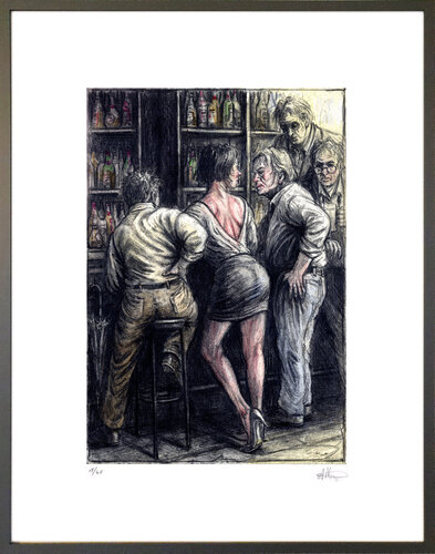 Herrenabend mit Aussicht von Andreas Noßmann, Druck kaufen auf Singulart