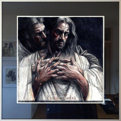 Kuss des Judas von Andreas Noßmann, Zeichnungen kaufen auf Singulart