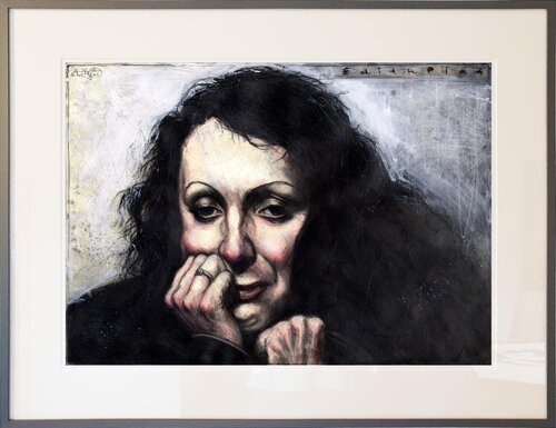 Edith Piaf by Andreas Noßmann, Drawing for Sale on Singulart