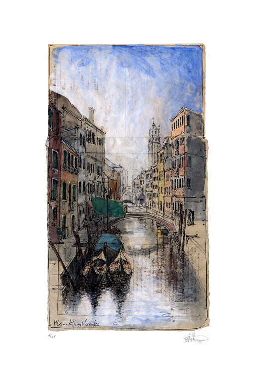 Kleine Kanalbrücke - Venedig Andreas Noßmann