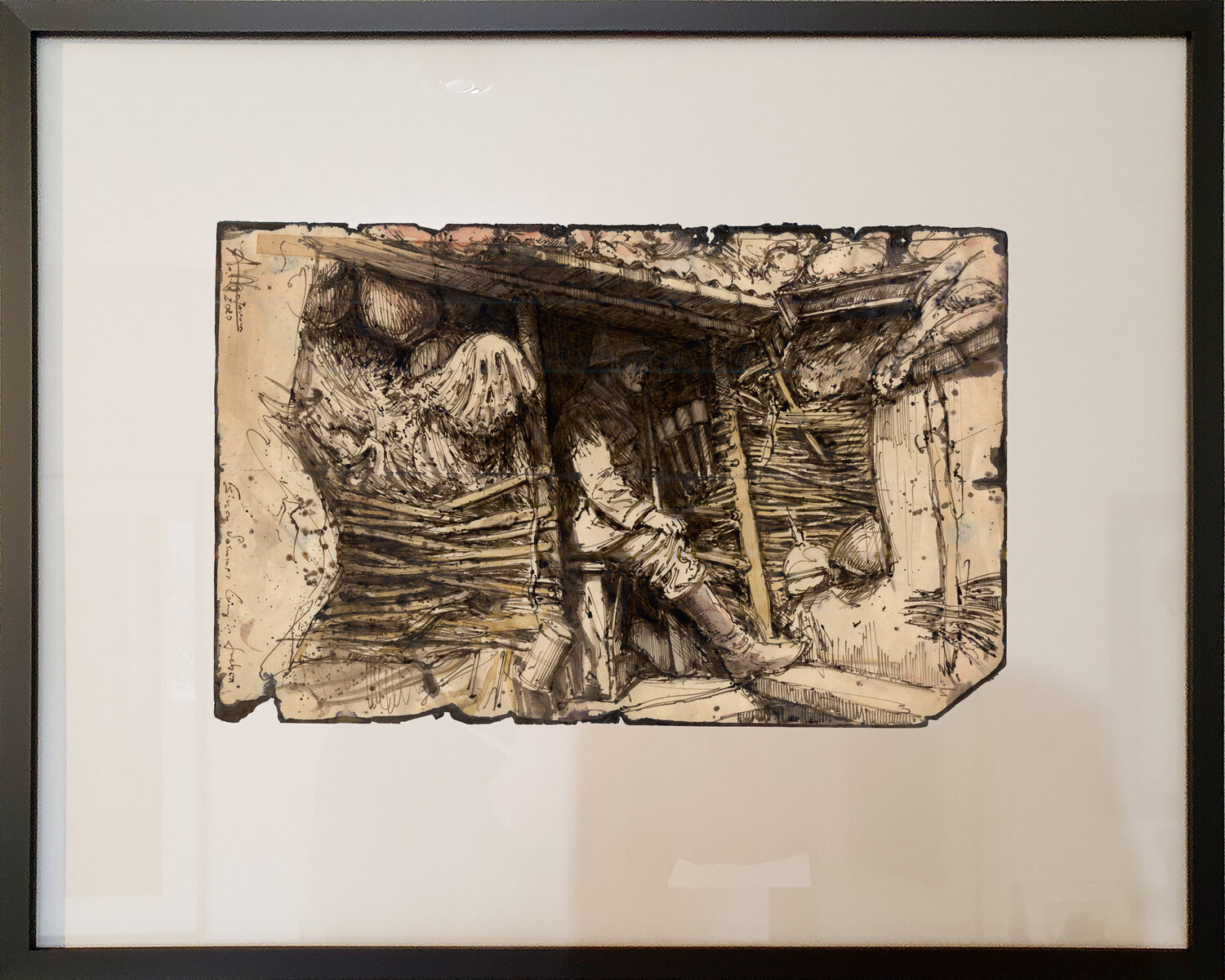Einen Sommer lang im Graben (In the ditch for a summer) Andreas Noßmann Zeichnungen zu verkaufen