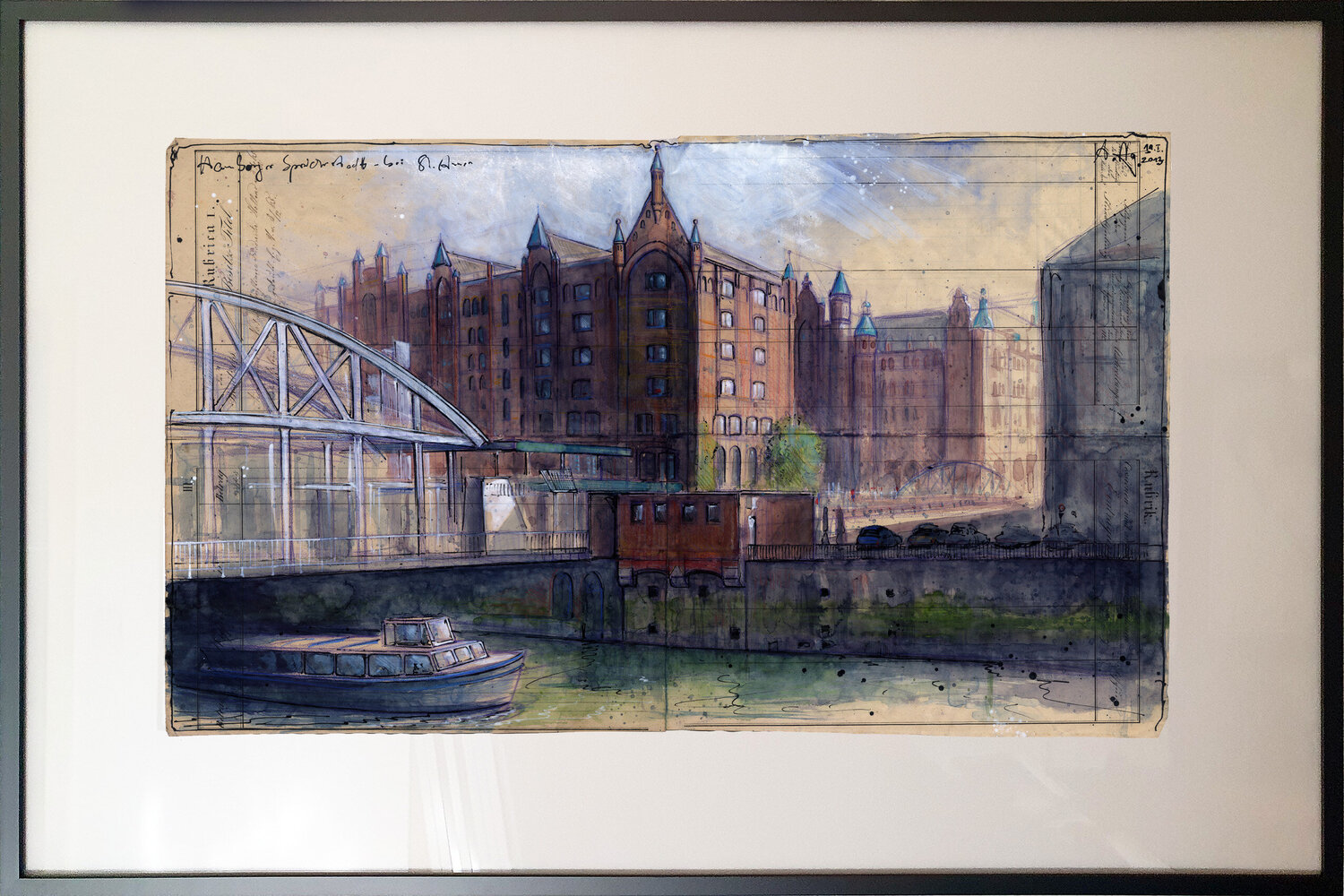 Speicherstadt - bei St. Annen (Hamburg) Andreas Noßmann Zeichnungen zu verkaufen