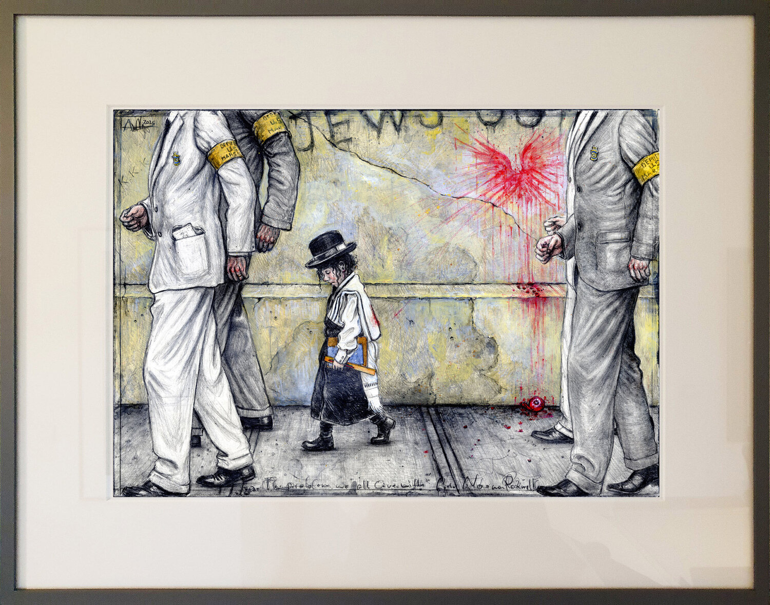 The problem we all live with (f. n. Norman Rockwell) by