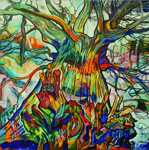 "Tote Eiche" van Matthias Bargholz, Schilderij te koop op Singulart