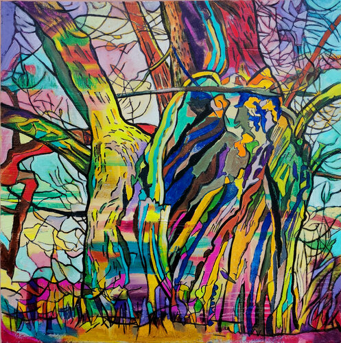 "Hohle Weide" van Matthias Bargholz, Schilderij te koop op Singulart