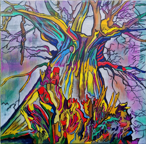 "Kleine tote Eiche" van Matthias Bargholz, Schilderij te koop op Singulart