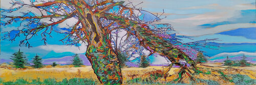 "Dürrer Baum" di Matthias Bargholz, Pittura in vendita su Singulart