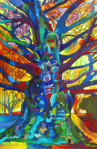 Kleine Hainbuche di Matthias Bargholz, Pittura in vendita su Singulart