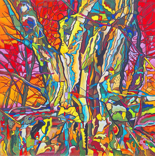 Großer wilder Baum par Matthias Bargholz, Peinture en vente sur Singulart