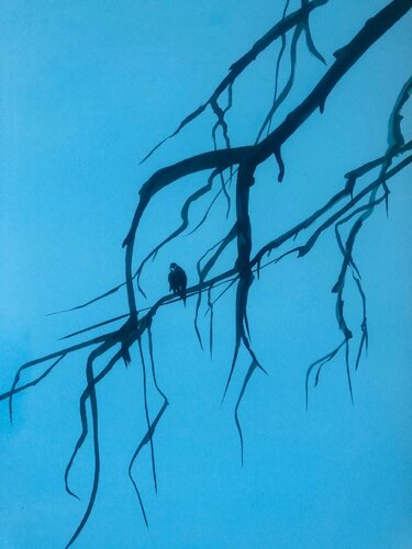 Alone di Shabs Beigh, Opera su carta in vendita su Singulart