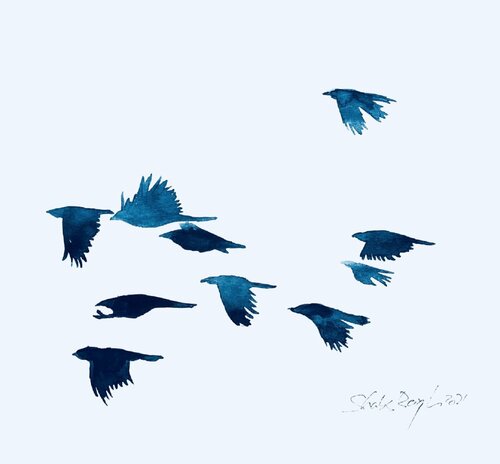 Flight 4 von Shabs Beigh, Werk auf Papier kaufen auf Singulart
