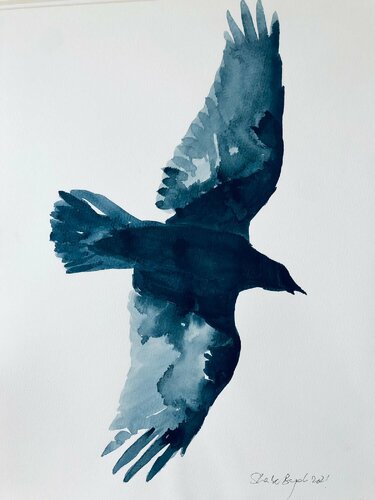 Flight 8 by Shabs Beigh, Work on Paper for Sale on Singulart
