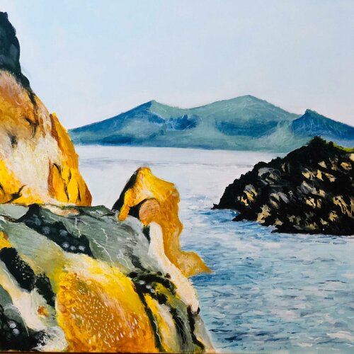 The Last Rays Of Sun de Shabs Beigh, Pintura a la venta en Singulart