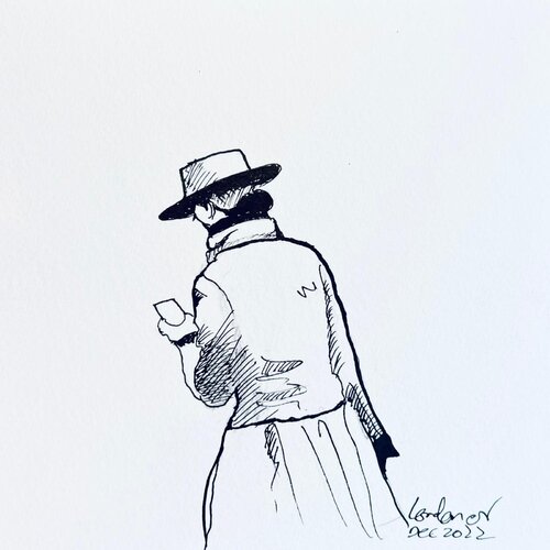 Londoner by Shabs Beigh, Drawing for Sale on Singulart