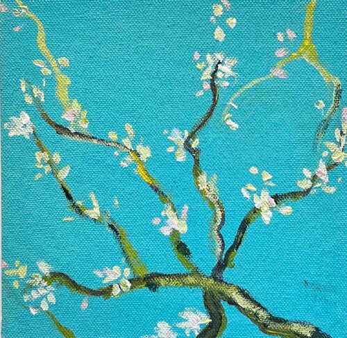 Almond Blossoms by Shabs Beigh, Painting for Sale on Singulart