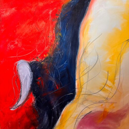 Paso Doble 1 by Shabs Beigh, 소묘 for Sale on Singulart