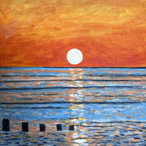Sun God 3 by Shabs Beigh, Painting for Sale on Singulart