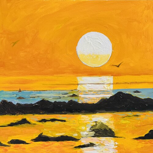 Sun God 1 by Shabs Beigh, Painting for Sale on Singulart