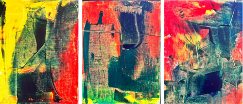 Triptych Jazz von Shabs Beigh, Malerei kaufen auf Singulart