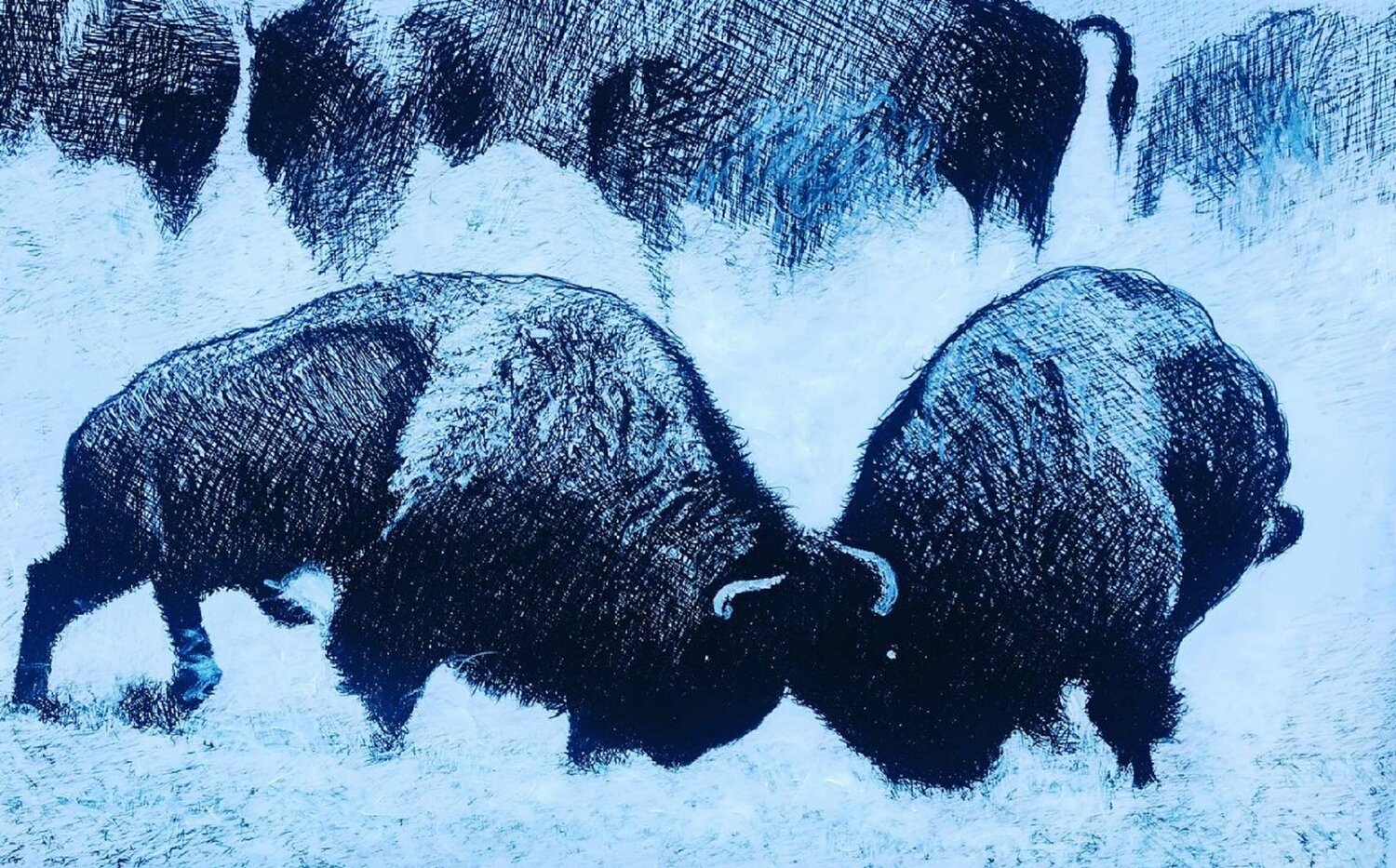 The Bison Rut Shabs Beigh